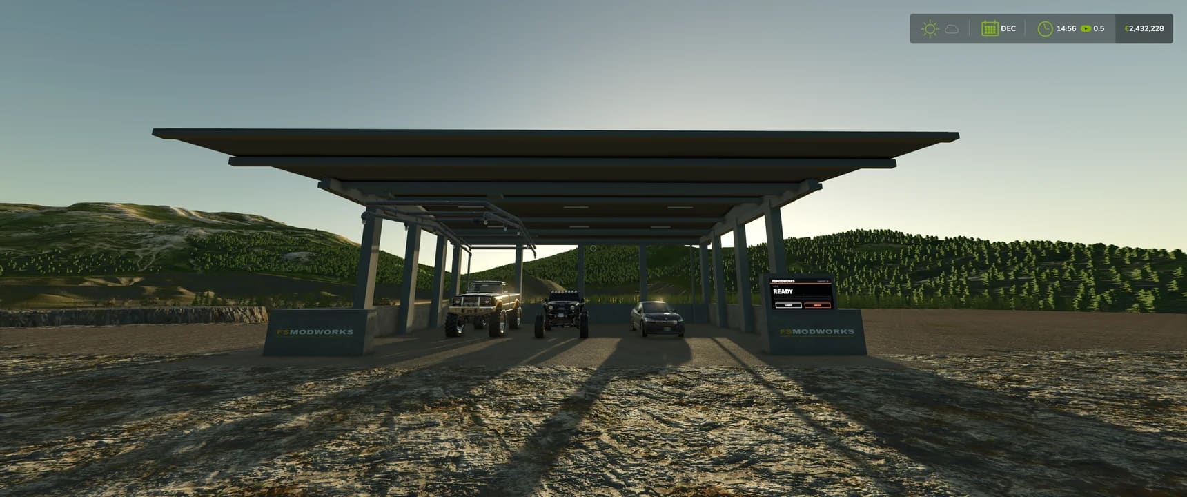 FSMW Carport XL V1 — FSMW Carport XL V1 is out: three bays and a welcome after work