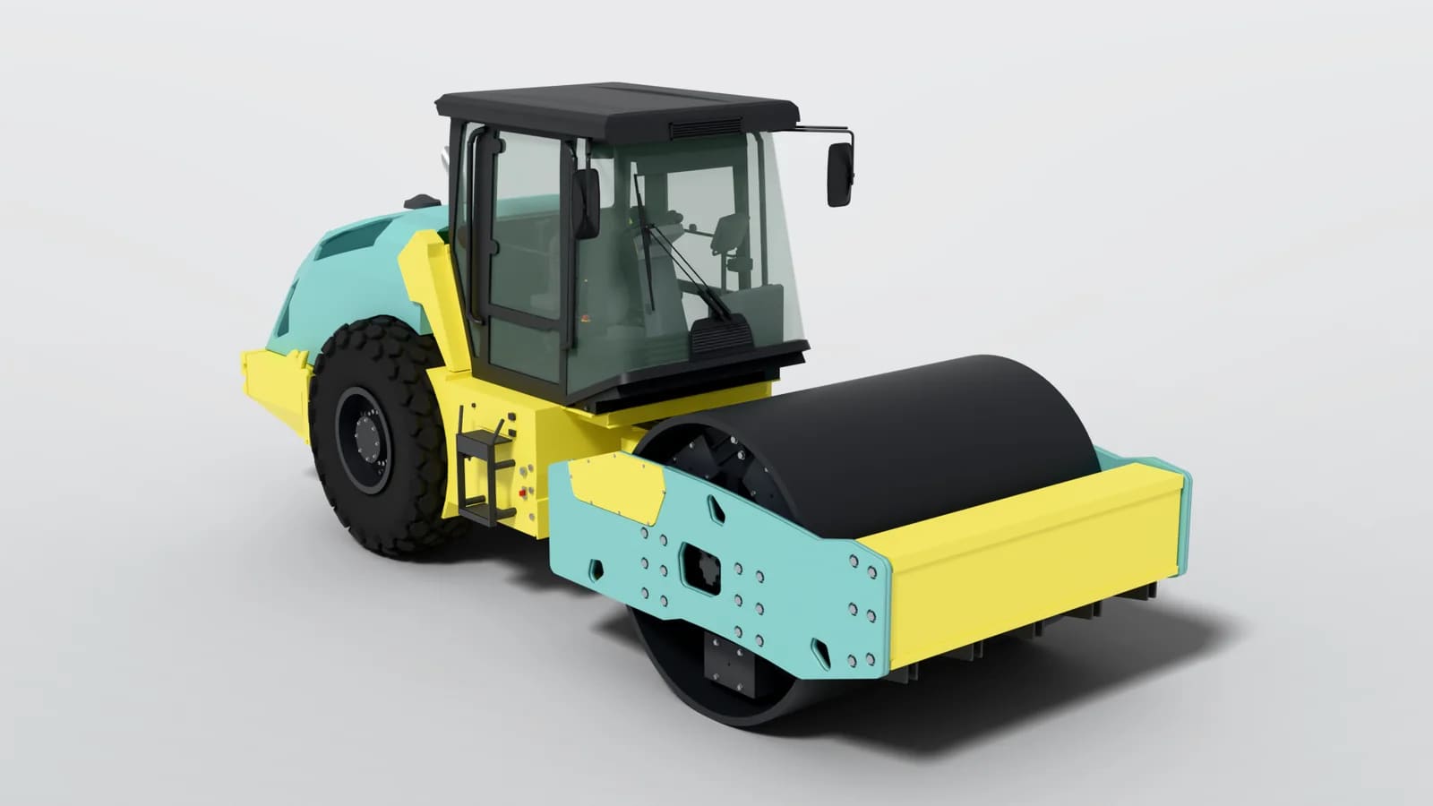 FS25 Ammann ARS 200: The roller, before and after