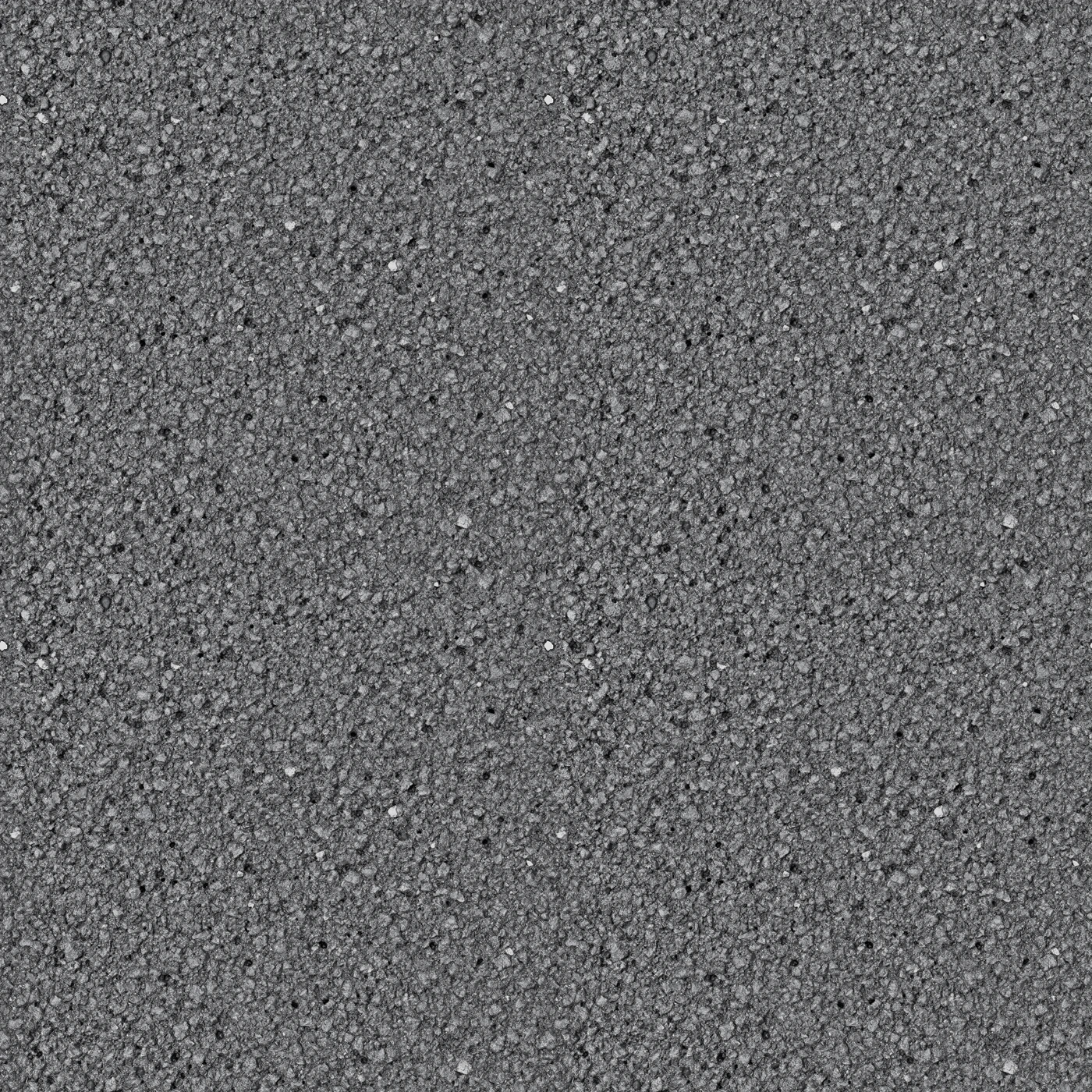 Four tiles of the texture side by side: grey asphalt with fine chips and small pores, the joins are invisible